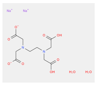 EDTA-2NA Structural Formula - Honrel Agriculture