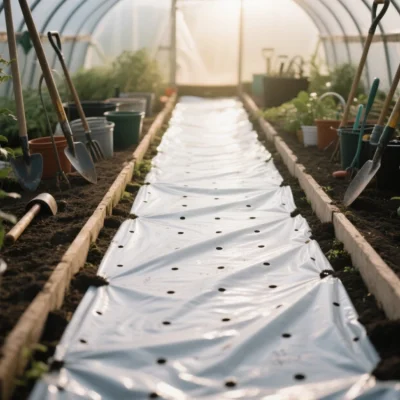 Wholesale Mulch Film Manufacturer for Farm and Greenhouse White PO Film (2)