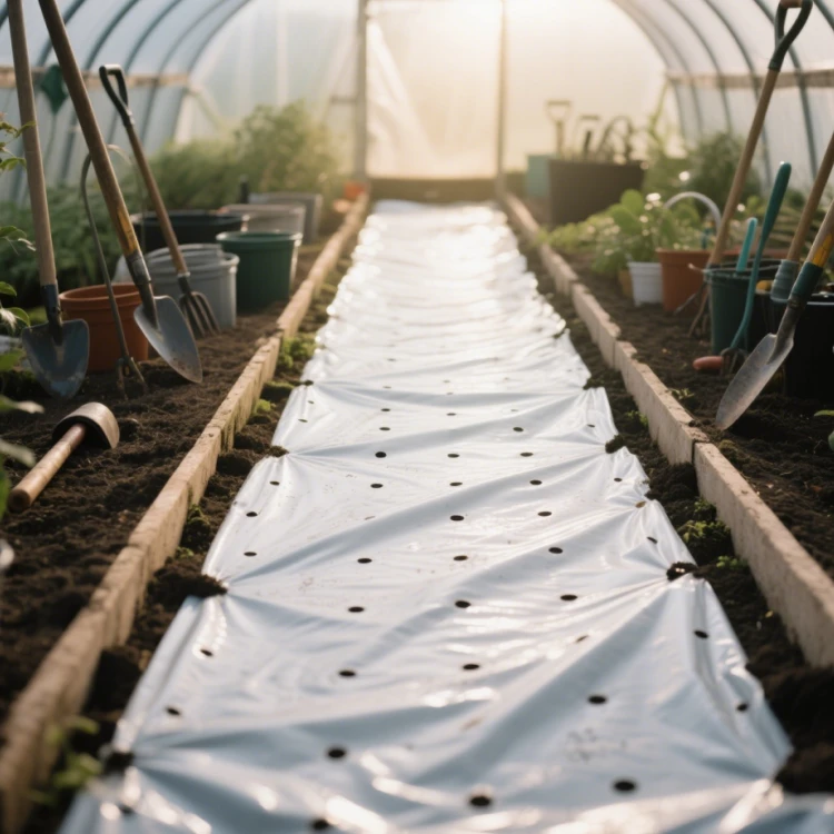 Wholesale Mulch Film Manufacturer for Farm and Greenhouse White PO Film (2)