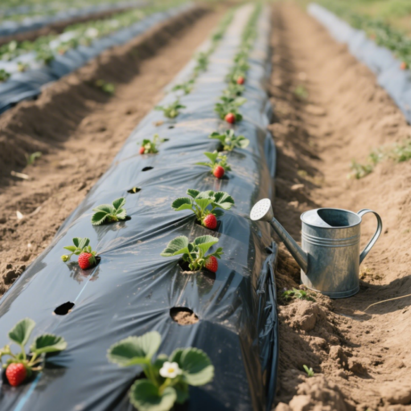 Black Plastic Mulch Film