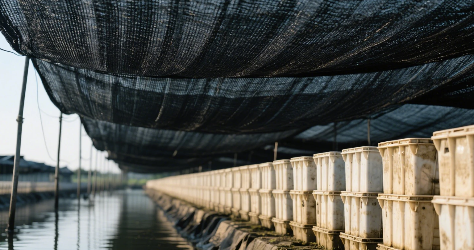 Shade Net Manufacturer | High-Density Polyethylene Shade Cloth (OEM) 2 Shade Net Manufacturer High-Density Polyethylene Shade Cloth (OEM) Aquaculture shade cloth (15)