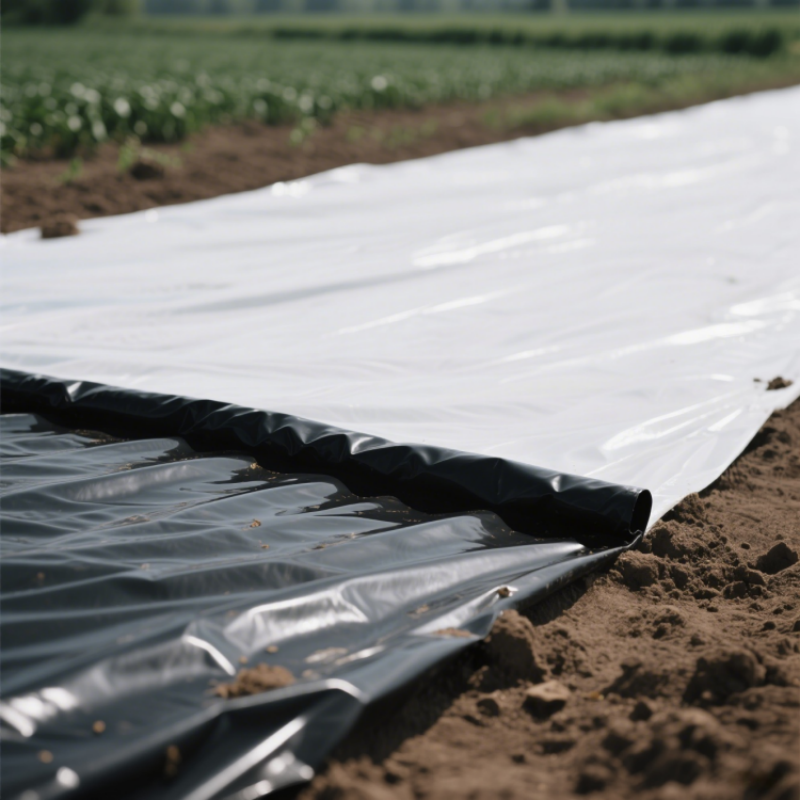 Black and White Mulch Film