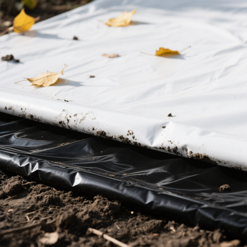 Black and White Mulch Film